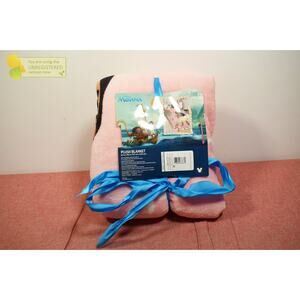 Disney Twin Moana Sail The Sea 62x90" Plush Blanket**